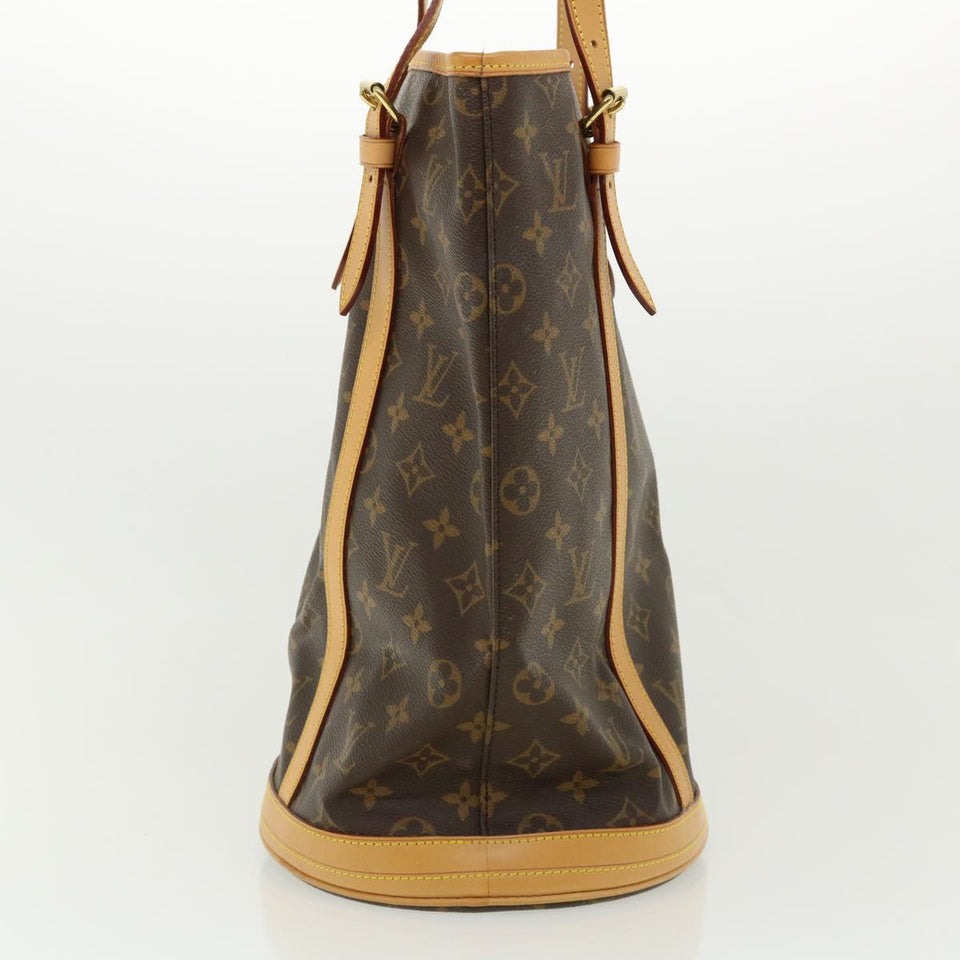 Louis Vuitton Monogram Bucket GM Shoulder Bag LV Auth ro517