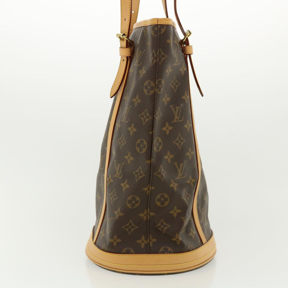 Louis Vuitton Monogram Bucket GM Shoulder Bag LV Auth ro517