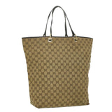 Gucci GG Canvas Tote Bag Beige 00210972404 ro775