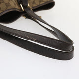 Gucci GG Canvas Web Sherry Line Tote Bag Beige Red Green 137396 ro795