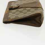 Gucci GG Canvas Web Sherry Line Pouch Beige Red Green 89.01.032 ro850