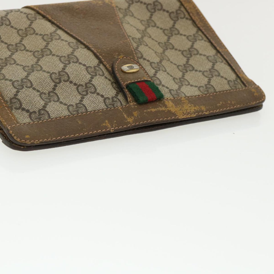Gucci GG Canvas Web Sherry Line Pouch Beige Red Green 89.01.032 ro850