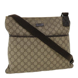 Gucci GG Canvas Shoulder Bag Beige 141198 ro852