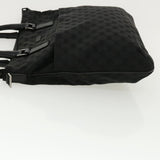 Gucci GG Canvas Hand Bag 2way Black 122797 ro853