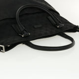 Gucci GG Canvas Hand Bag 2way Black 122797 ro853