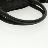 Gucci GG Canvas Hand Bag 2way Black 122797 ro853