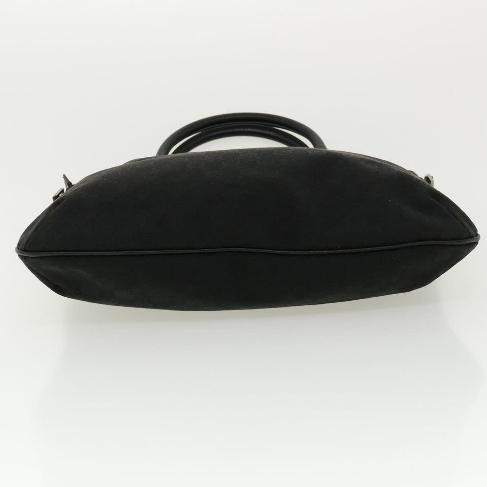Gucci GG Canvas Hand Bag 2way Black 122797 ro853