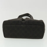 Gucci GG Canvas Hand Bag Dark Brown 105650 ro900