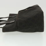 Gucci GG Canvas Hand Bag Dark Brown 105650 ro900