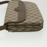Gucci GG Canvas Shoulder Bag PVC Leather Beige 0041060024 ro902