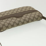 Gucci GG Canvas Shoulder Bag PVC Leather Beige 0041060024 ro902