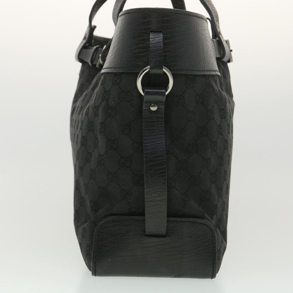 Gucci GG Canvas Hand Bag Black 106251 ro912