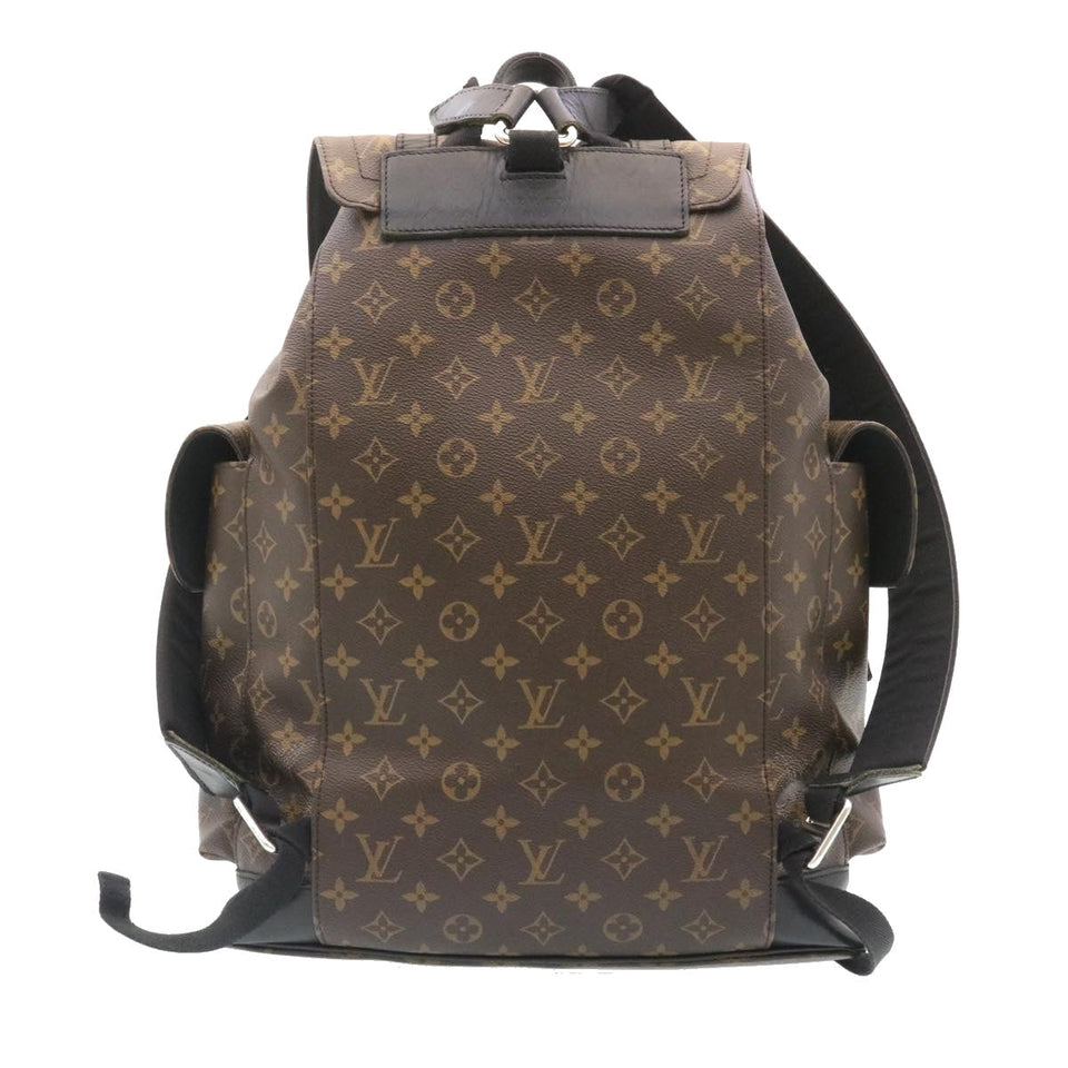 Louis Vuitton Monogram Macassar Christopher PM Backpack LV rz083A