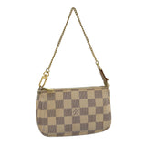 Louis Vuitton Damier Azur Mini Pochette Accessoires Pouch LV Auth rz439 Clutch