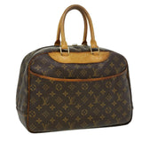 Louis Vuitton Monogram Deauville Hand Bag LV Auth rz519