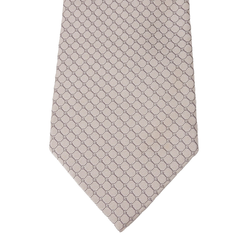 Gucci tie silk Pink beige type mens
