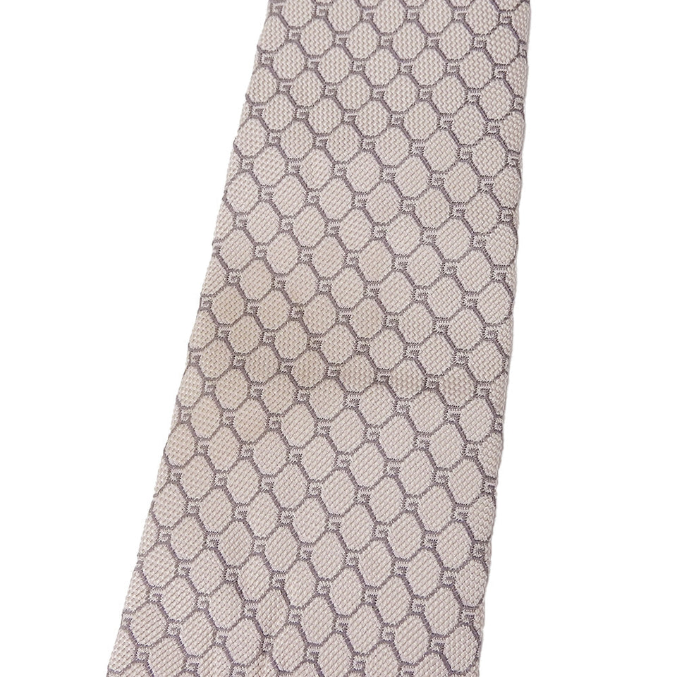 Gucci tie silk Pink beige type mens