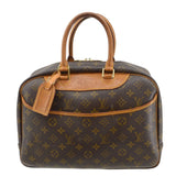 Louis Vuitton Handbag Deauville Monogram Brown