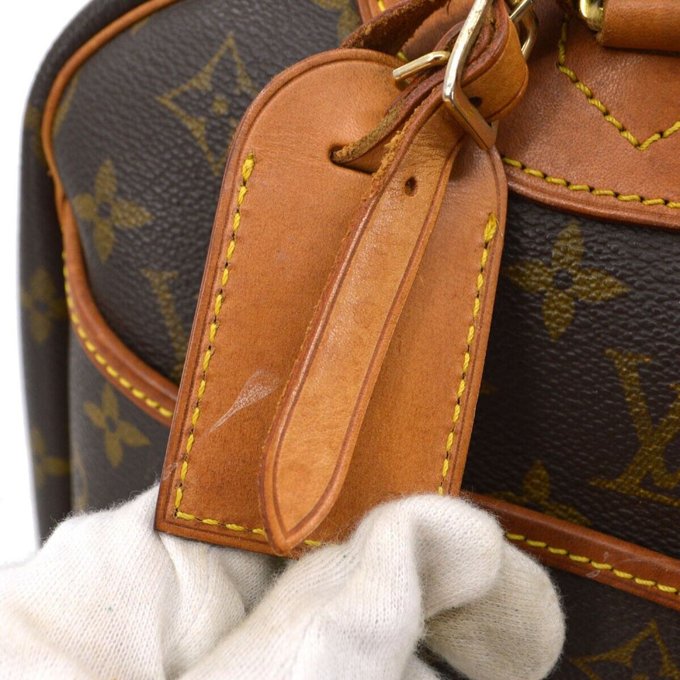 Louis Vuitton Handbag Deauville Monogram Brown