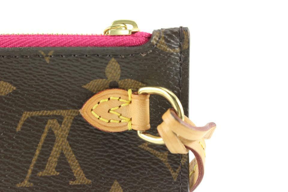 Louis Vuitton Monogram MM Neverful Pouch Pink Clutch