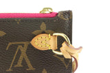 Louis Vuitton Monogram MM Neverful Pouch Pink Clutch
