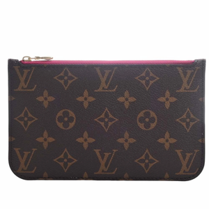 Louis Vuitton Monogram MM Neverful Pouch Pink Clutch