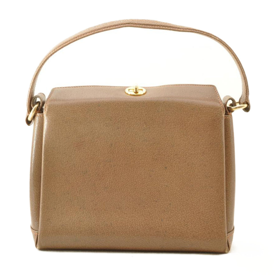 Gucci Shoulder Bag Leather Brown am2327s