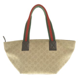 Gucci Web Sherry Line GG Canvas Hand Bag Red Green Ege 374433502752 am2531s
