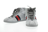 Gucci Sherry Line shoes Suede 5 1/2 Red Navy am2614s