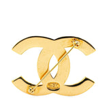 Chanel Gold Plated Coco Mark Brooch 98P