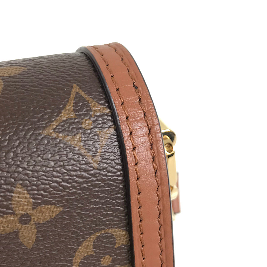 Louis Vuitton Monogram Reverse Dauphine Mini Brown PVC Shoulder Bag