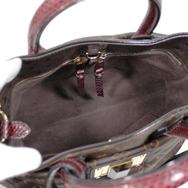 Louis Vuitton Monogram Etoile Exotic Tote MM  Python Leather Shulder Bag