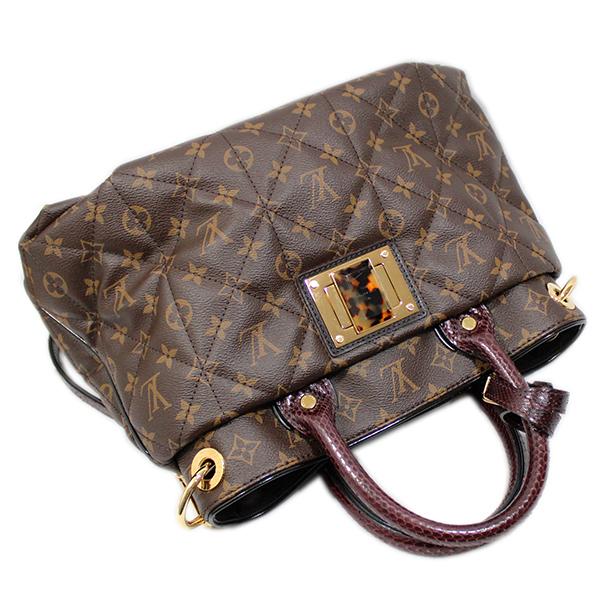 Louis Vuitton Monogram Etoile Exotic Tote MM  Python Leather Shulder Bag