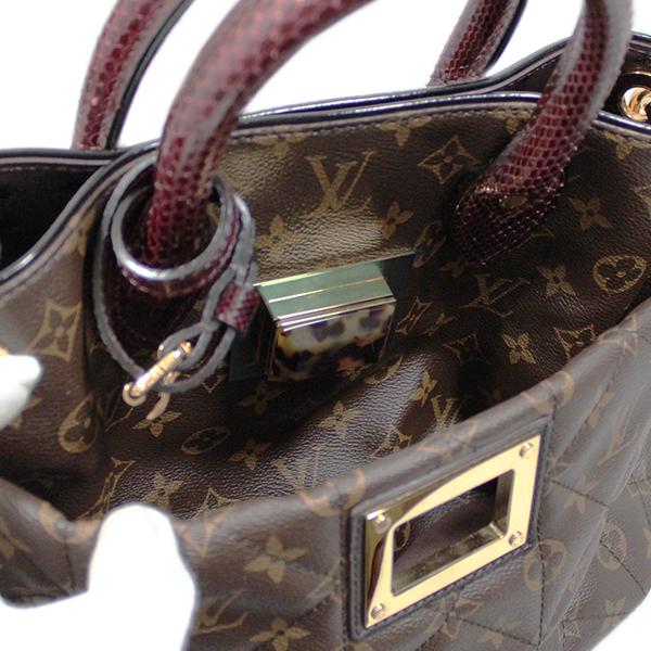 Louis Vuitton Monogram Etoile Exotic Tote MM  Python Leather Shulder Bag