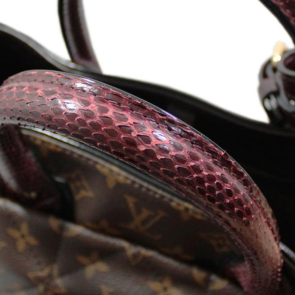 Louis Vuitton Monogram Etoile Exotic Tote MM  Python Leather Shulder Bag