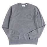 Burberry knit Main: 100% wool, some parts: 3% nylon gray mens XS