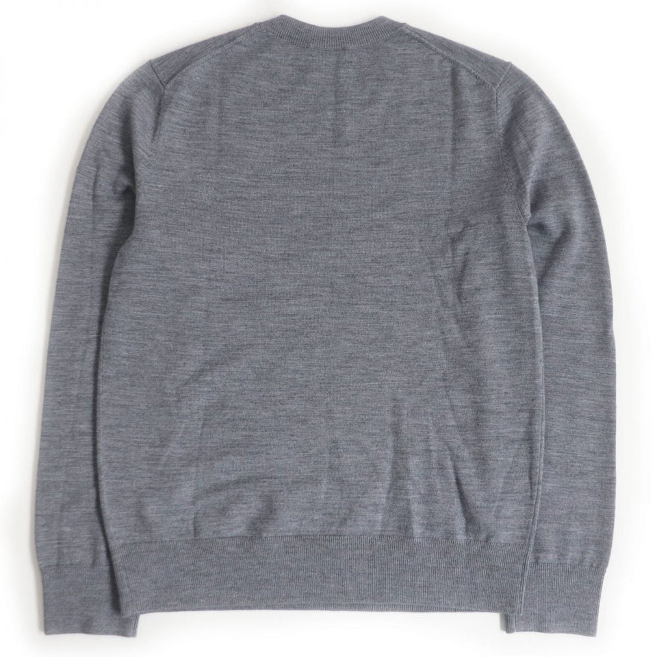 Burberry knit Main: 100% wool, some parts: 3% nylon gray mens XS