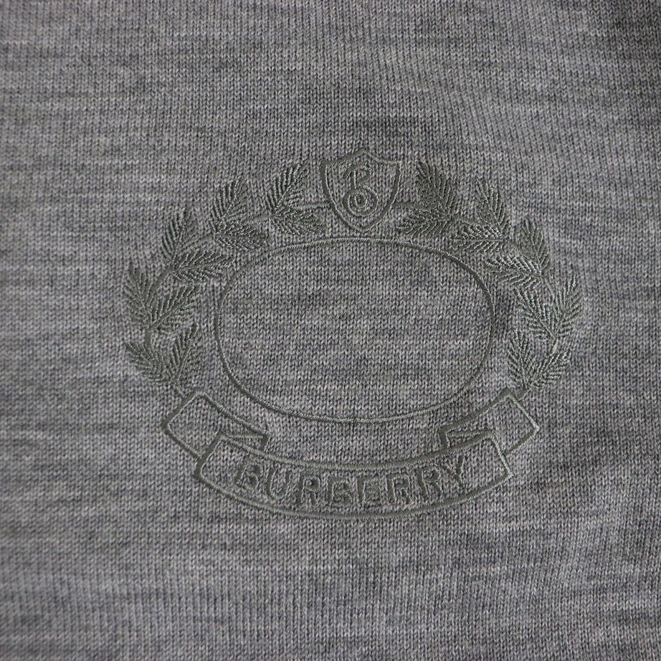 Burberry knit Main: 100% wool, some parts: 3% nylon gray mens XS