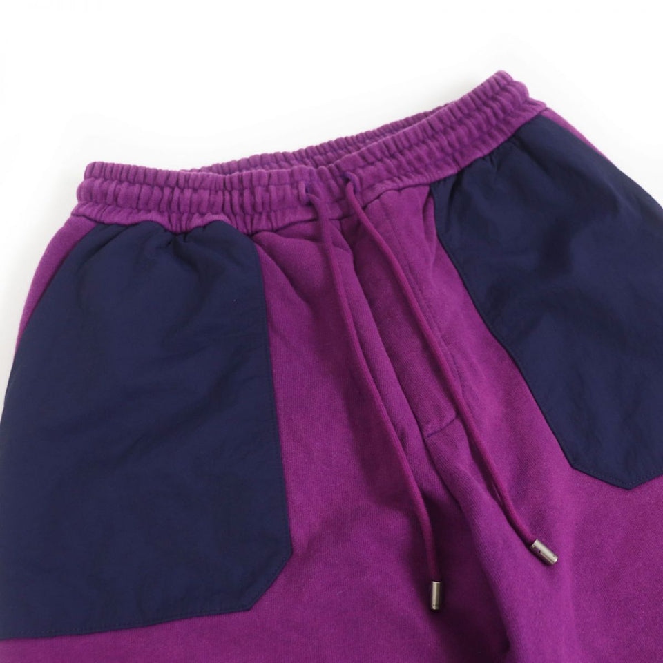 Gucci Pants Main: 100% cotton, Part: 100% nylon purple mens XS