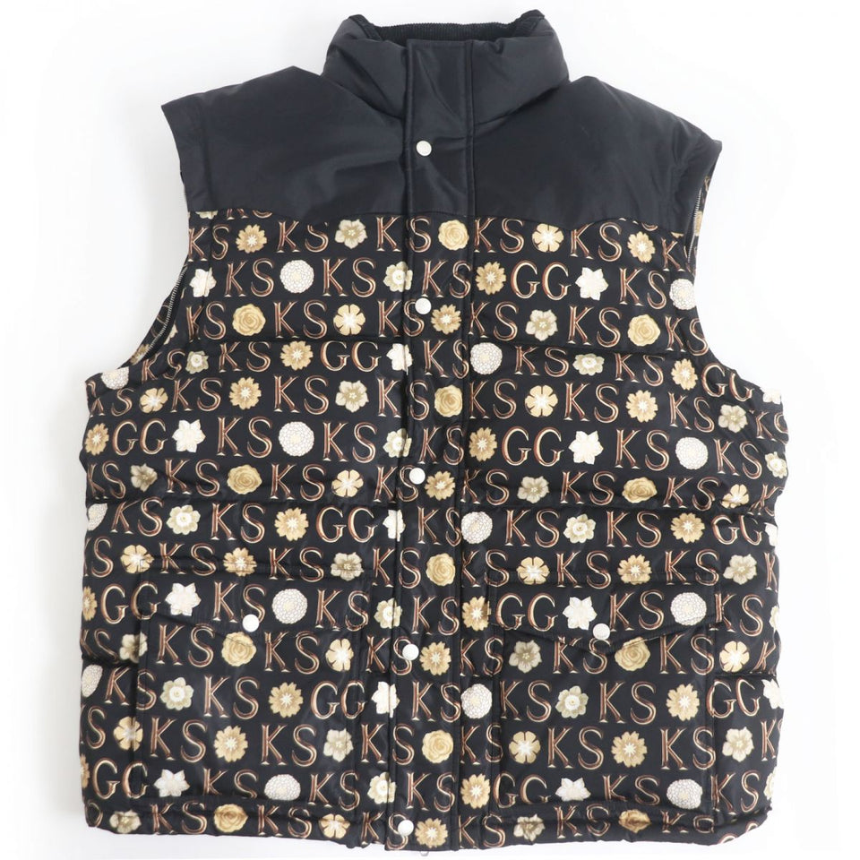 Gucci Down vest Outer: 100% nylon, Part: 100% cotton, Lining: 100% nylon, Filling: 90% down, Filling: 10% feather Black type mens 50