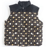 Gucci Down vest Outer: 100% nylon, Part: 100% cotton, Lining: 100% nylon, Filling: 90% down, Filling: 10% feather Black type mens 50