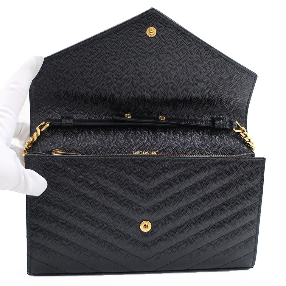 Saint Laurent- Logo Leather Chain Shoulder Bag
