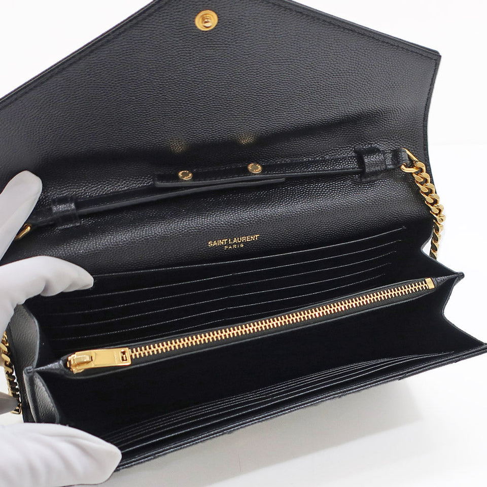 Saint Laurent- Logo Leather Chain Shoulder Bag