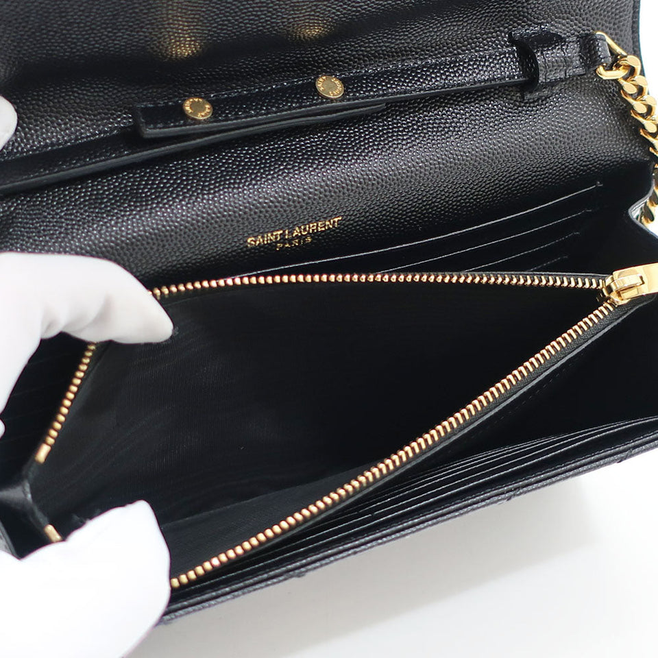 Saint Laurent- Logo Leather Chain Shoulder Bag