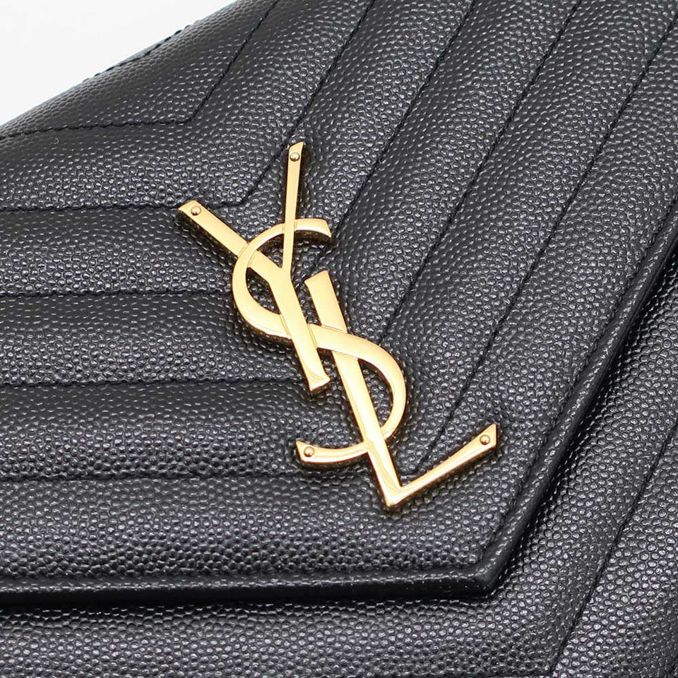 Saint Laurent- Logo Leather Chain Shoulder Bag