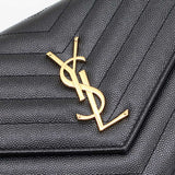 Saint Laurent- Logo Leather Chain Shoulder Bag
