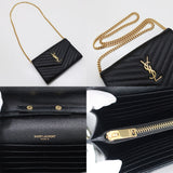 Saint Laurent- Logo Leather Chain Shoulder Bag