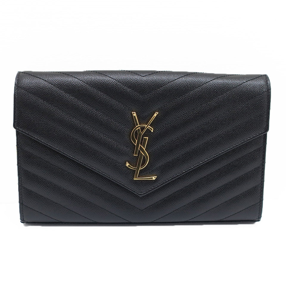 Saint Laurent- Logo Leather Chain Shoulder Bag