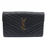 Saint Laurent- Logo Leather Chain Shoulder Bag