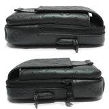 Louis Vuitton Monogram Shadow Leather Double Crossbody Phone Clutch